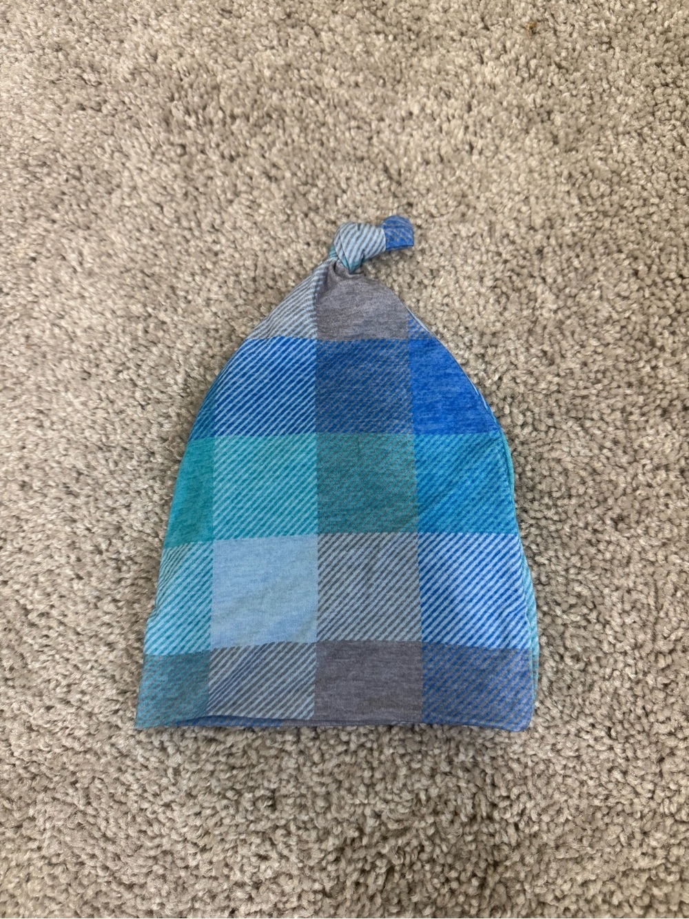 Little Sleepies Beanie in Arctic Plaid